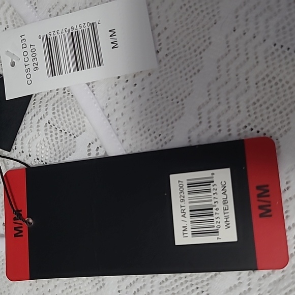 White mesh bathing suit cover - Picture 3 of 3